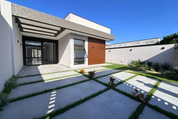 Casas Modernas 3 quartos sendo 1 suíte com Edícula CA345